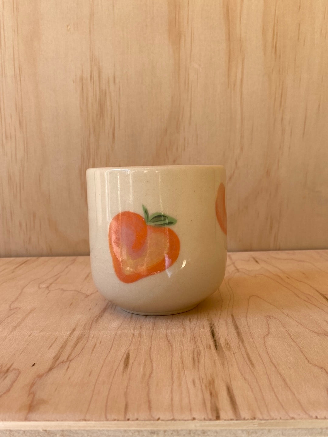 Peach tumbler